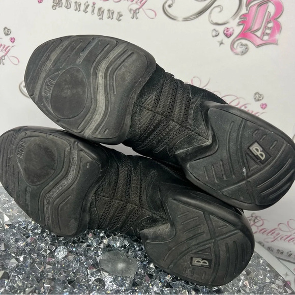 Bloch Boost DRT Dance Sneaker Adult lace up black stretchy dancing shoes - Picture 7 of 9